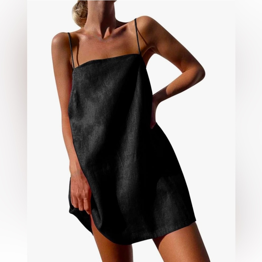 Black dress - Zara Linen